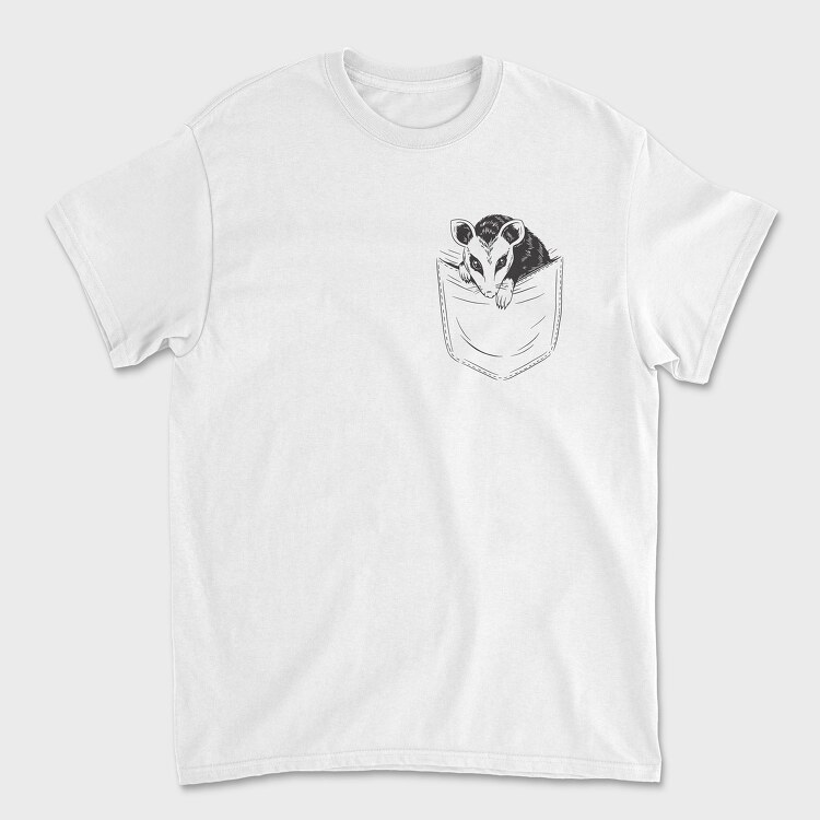 Possum Pocket, Tricou Barbati (Unisex)
