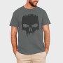 Angry Skull Black, Tricou Barbati (Unisex)