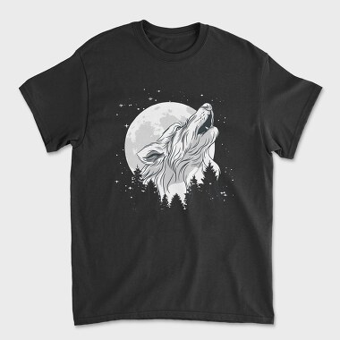 Wolf Moon, Tricou Barbati (Unisex)