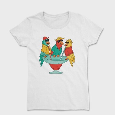 Parrots Drinking, Tricou Femei