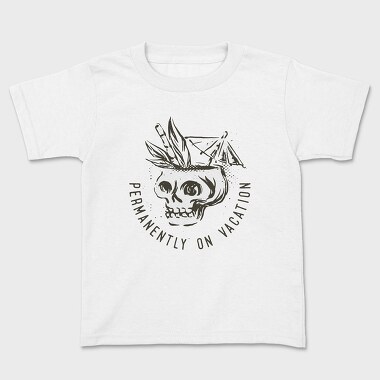 Summer Vacation Skull, Tricou Copii