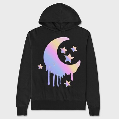 Pastel Moon, Hanorac Oversize Barbati (Unisex)