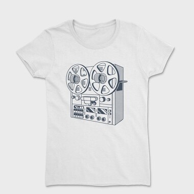 Vintage Audio Illustration 2, Tricou Femei