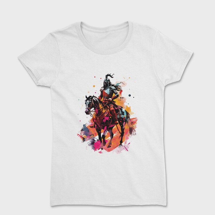 Ancient Warrior Watercolor, Tricou Femei