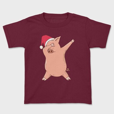Christmas Pig Dab, Tricou Copii
