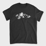 Drawn Mountains, Tricou Barbati (Unisex)