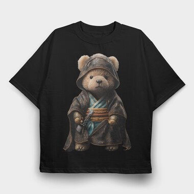 Assassin Teddy Bear, Tricou Oversize Barbati (Unisex)