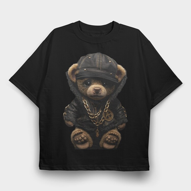 Teddy Cool, Tricou Oversize Barbati (Unisex)