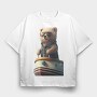 Skipper Teddy, Tricou Oversize Barbati (Unisex)