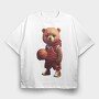 Teddy Basket, Tricou Oversize Barbati (Unisex)