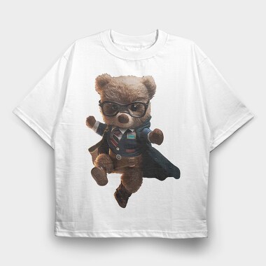 Teddy Suit, Tricou Oversize Barbati (Unisex)