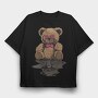 Broken Culture Bear, Tricou Oversize Barbati (Unisex)