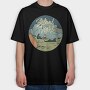 Camp Silent Night, Tricou Oversize Barbati (Unisex)