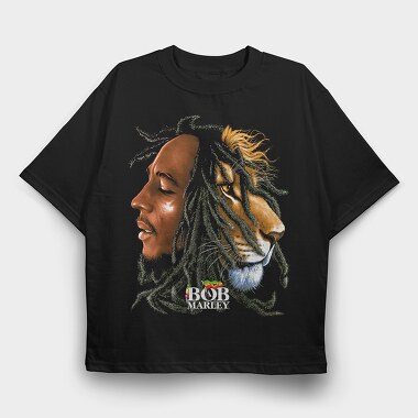 Bob Marley 5, Tricou Oversize Barbati (Unisex)