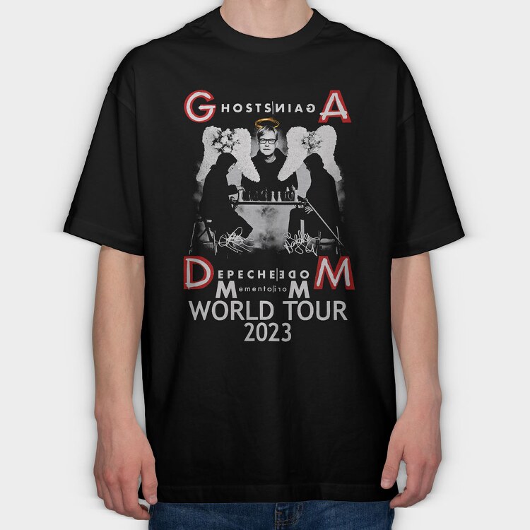 Depeche Mode, Tricou Oversize Barbati (Unisex)