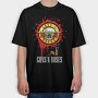 Guns N Roses, Tricou Oversize Barbati (Unisex)