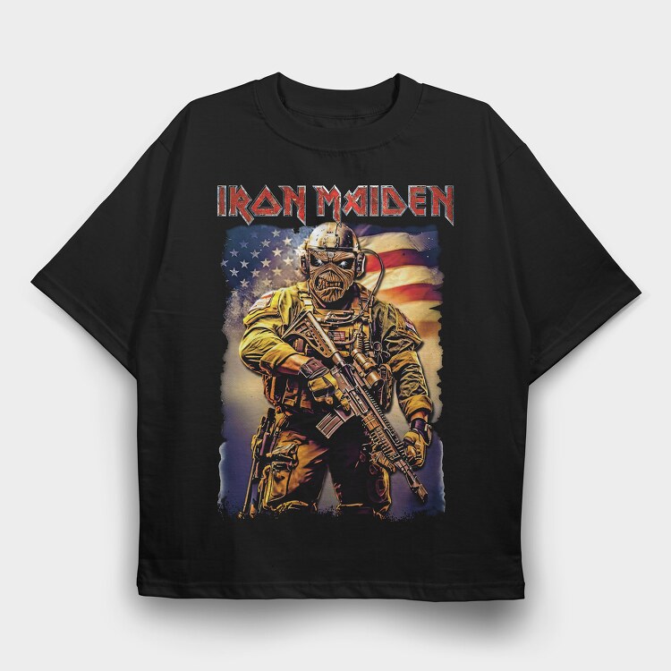 Iron Maiden 6, Tricou Oversize Barbati (Unisex)