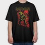 Iron Maiden 9, Tricou Oversize Barbati (Unisex)
