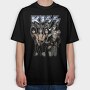 Kiss 2, Tricou Oversize Barbati (Unisex)