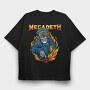 Megadeth, Tricou Oversize Barbati (Unisex)