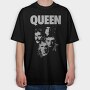 Queen 3, Tricou Oversize Barbati (Unisex)