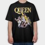 Queen 4, Tricou Oversize Barbati (Unisex)