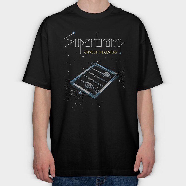 Supertramp, Tricou Oversize Barbati (Unisex)