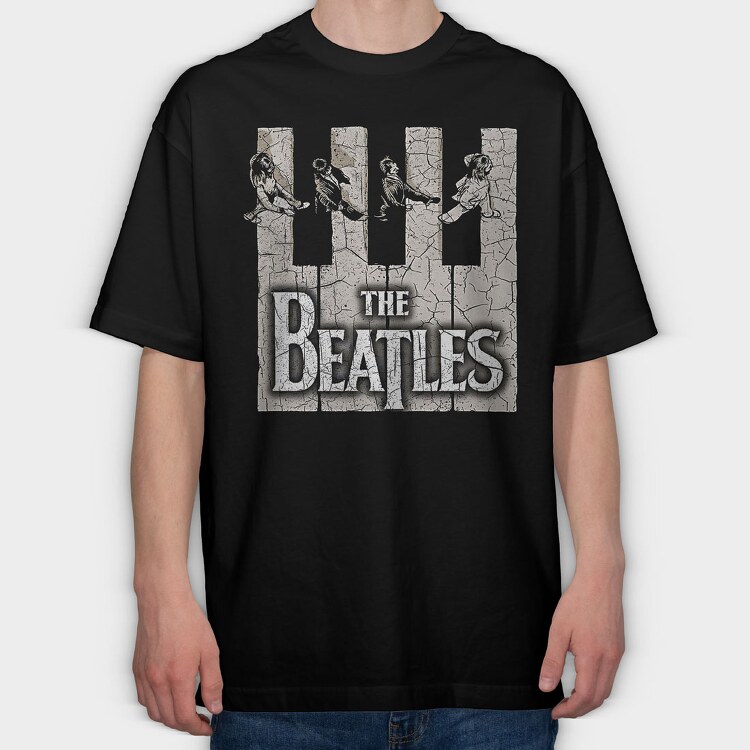 The Beatles 2, Tricou Oversize Barbati (Unisex)