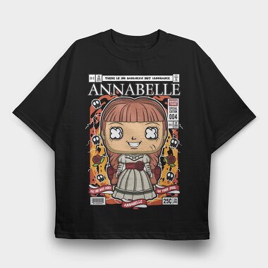 Annabelle, Tricou Oversize Barbati (Unisex)