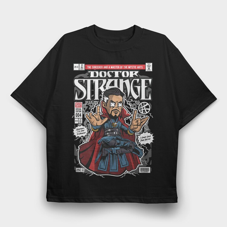 Dr Strange, Tricou Oversize Barbati (Unisex)