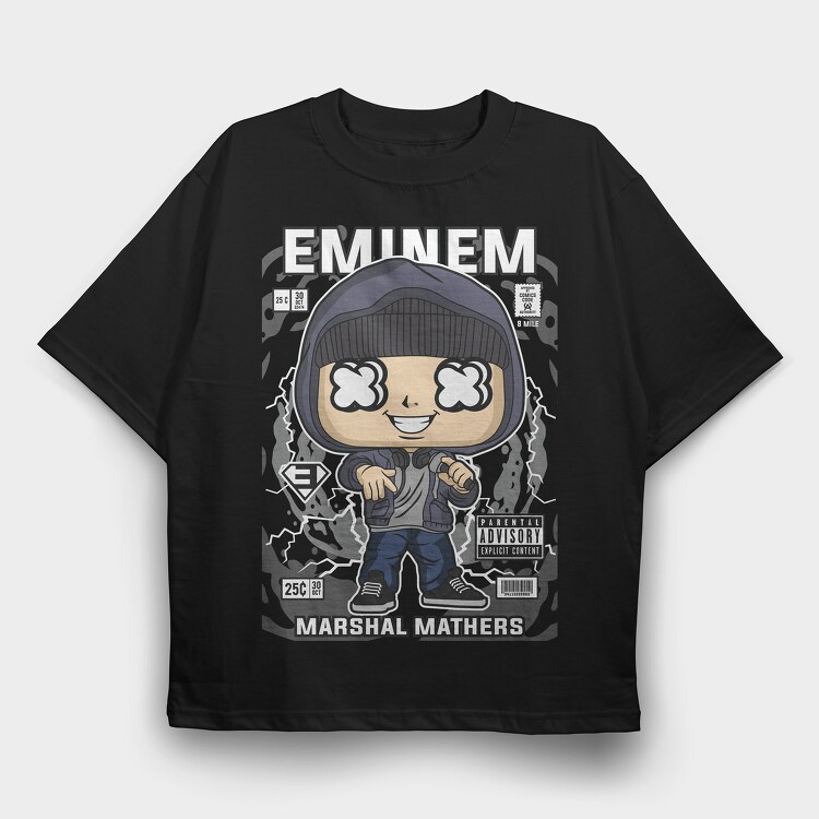 Eminem 8 Mile, Tricou Oversize Barbati (Unisex)