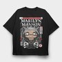Marilyn Manson, Tricou Oversize Barbati (Unisex)