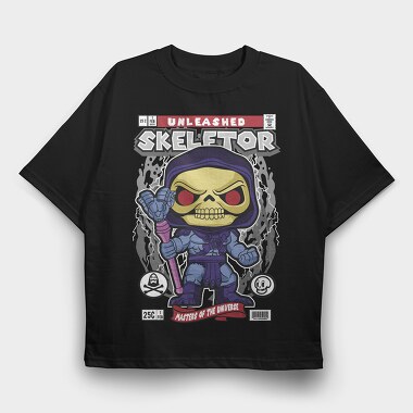 Skeletor, Tricou Oversize Barbati (Unisex)