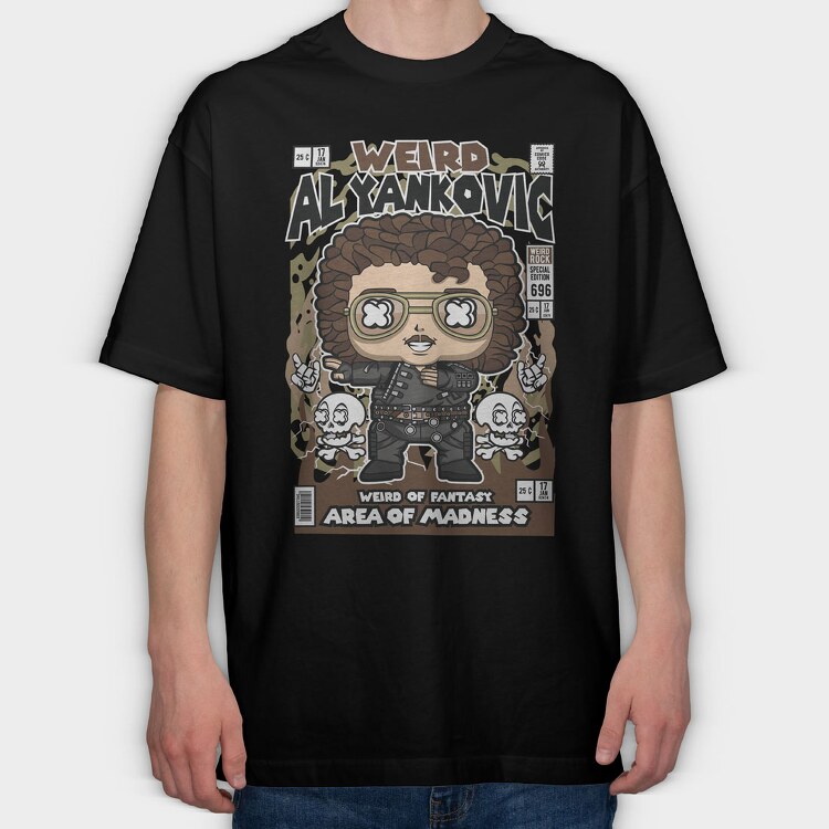 Weird Al Yankovic, Tricou Oversize Barbati (Unisex)