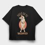 Born to Be Talented Cat, Tricou Oversize Barbati (Unisex)