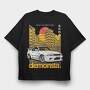 Demonsta, Tricou Oversize Barbati (Unisex)