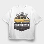 1985 VW Westie camper, Tricou Oversize Barbati (Unisex)