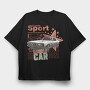 Gazette Sport Muscle Car 65, Tricou Oversize Barbati (Unisex)