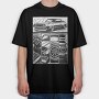 Classic Car, Tricou Oversize Barbati (Unisex)
