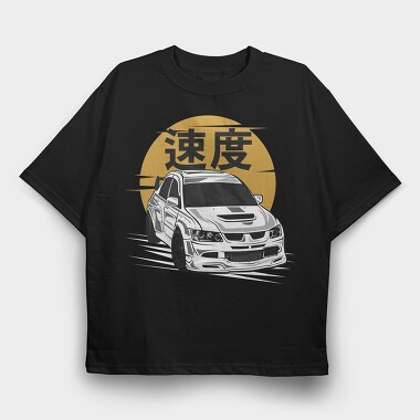 Evo Japan, Tricou Oversize Barbati (Unisex)