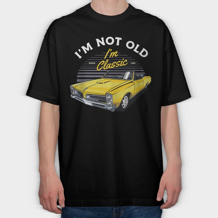 1967 Pontiac GTO Convertible, Tricou Oversize Barbati (Unisex)