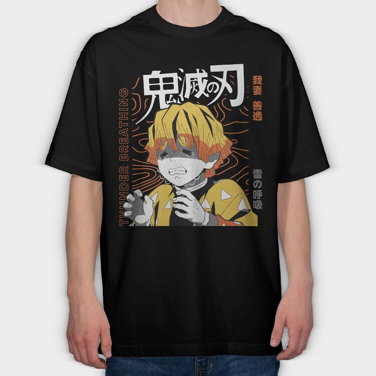 Demon Slayer 32, Tricou Oversize Barbati (Unisex)