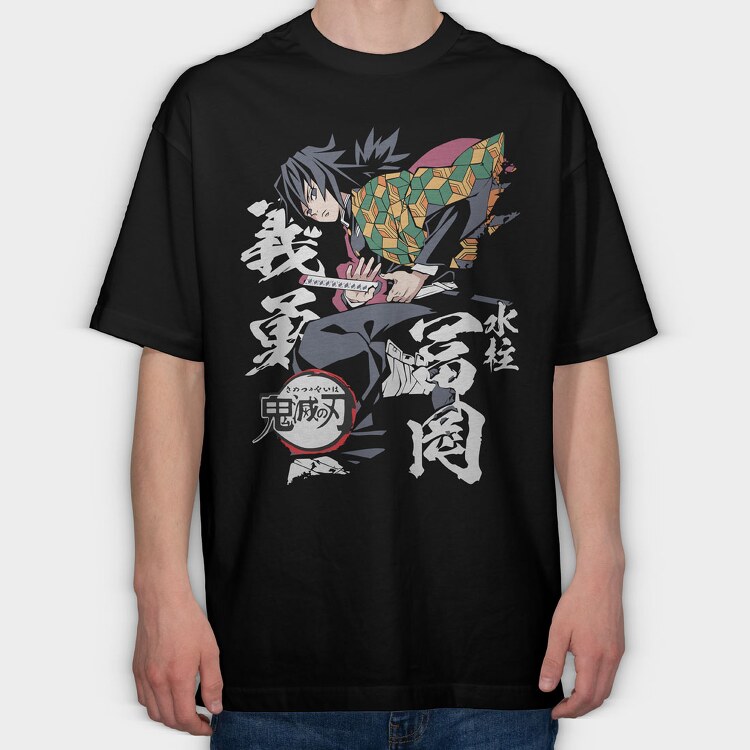 Demon Slayer 34, Tricou Oversize Barbati (Unisex)