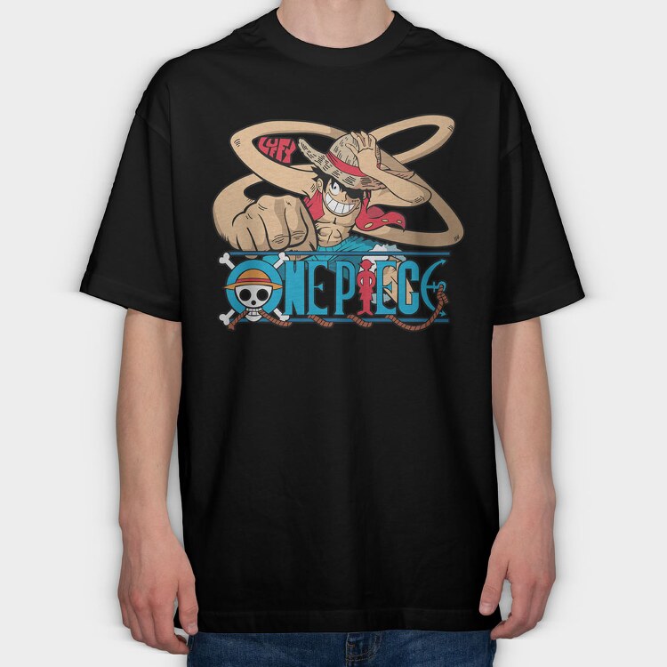 One Piece 43, Tricou Oversize Barbati (Unisex)