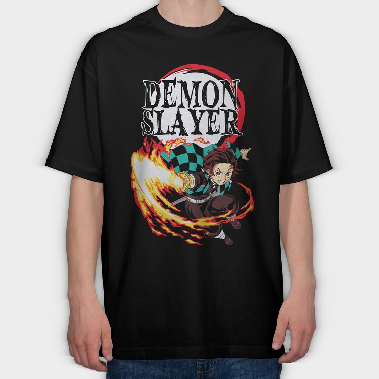 Demon Slayer 38, Tricou Oversize Barbati (Unisex)