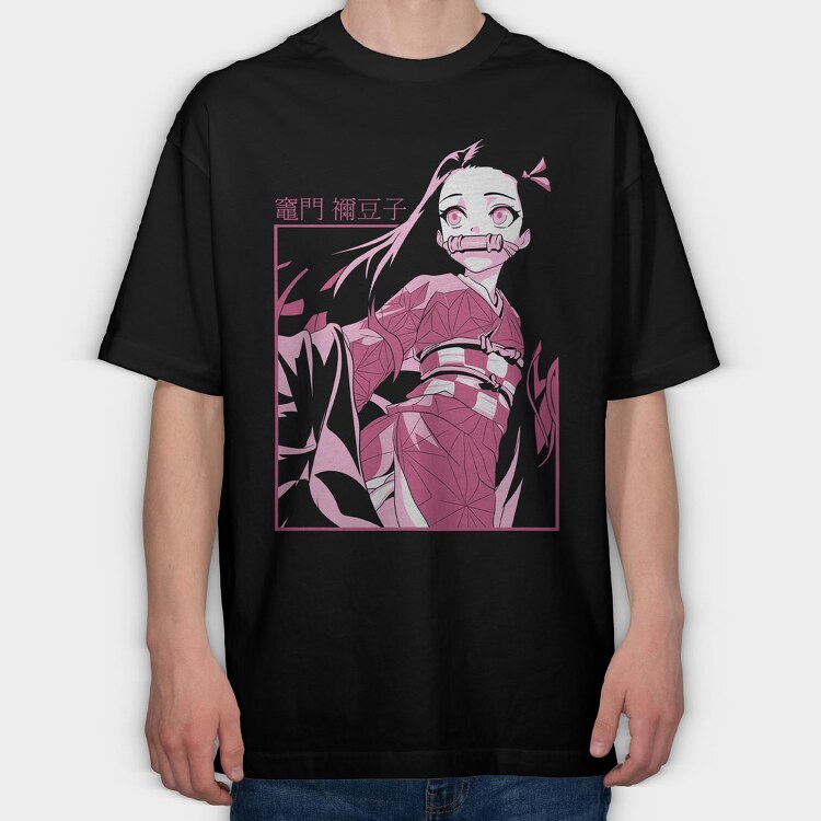 Demon Slayer 46, Tricou Oversize Barbati (Unisex)