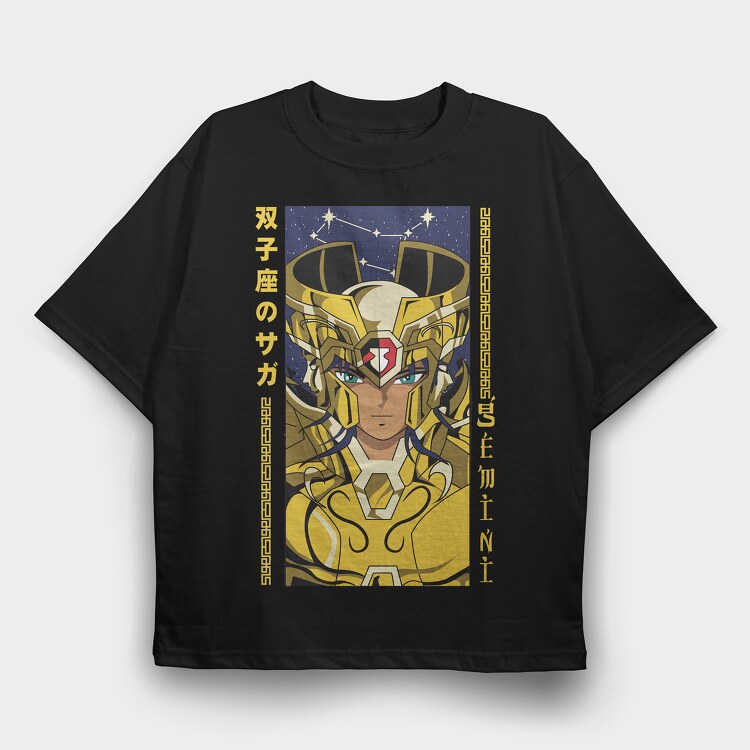 Saint Seiya 6, Tricou Oversize Barbati (Unisex)