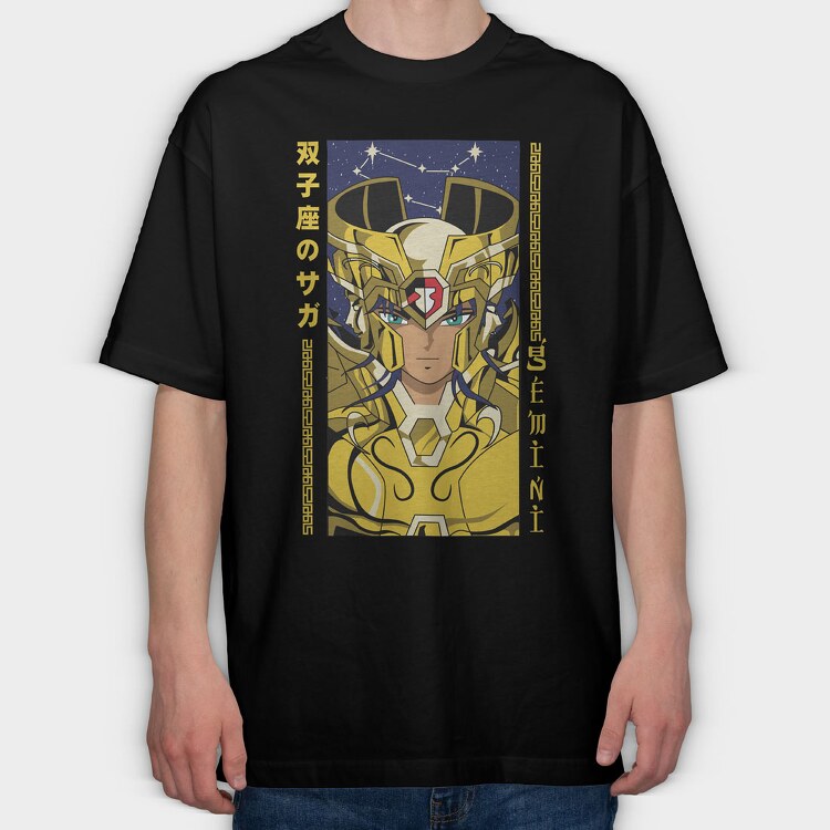 Saint Seiya 6, Tricou Oversize Barbati (Unisex)