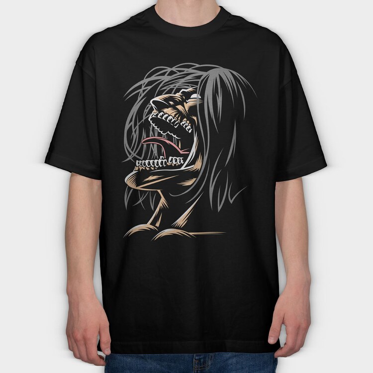 Attack on Titan 23, Tricou Oversize Barbati (Unisex)