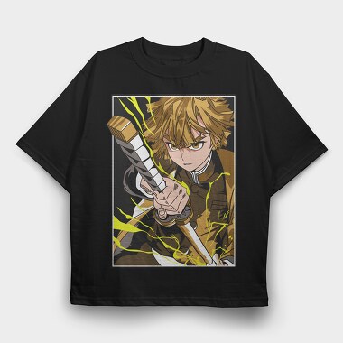 Demon Slayer 53, Tricou Oversize Barbati (Unisex)